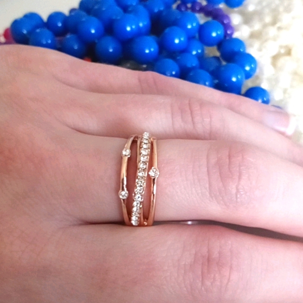 💍Rose Gold Layered Ring